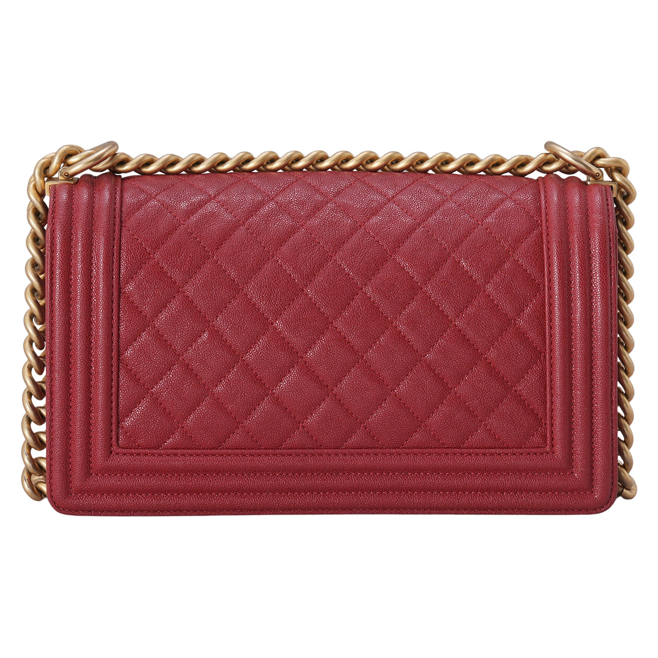 CHANEL(USED)샤넬 캐비어 보이백 미듐