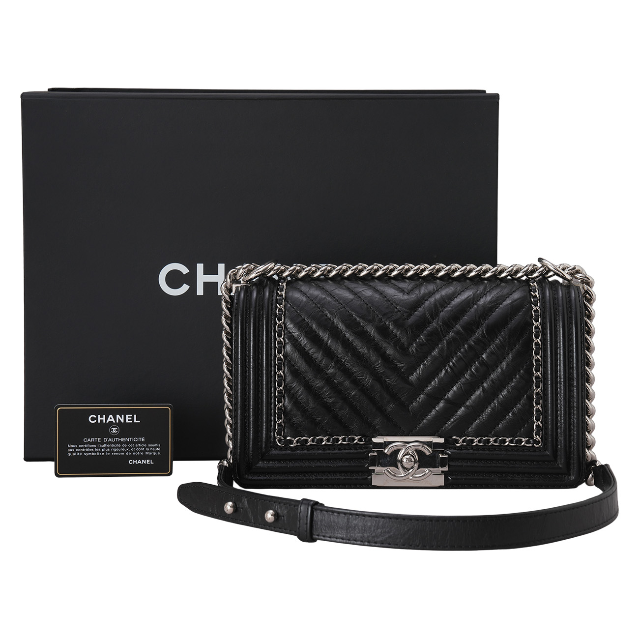 CHANEL(USED)샤넬 A67086 보이백 미듐 플랩백