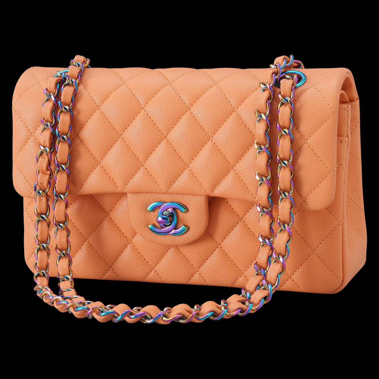CHANEL(USED)샤넬 캐비어 클래식 스몰 플랩백