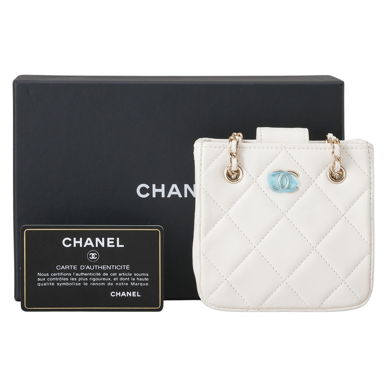 CHANEL(USED)샤넬 더블체인 미니 크로스백
