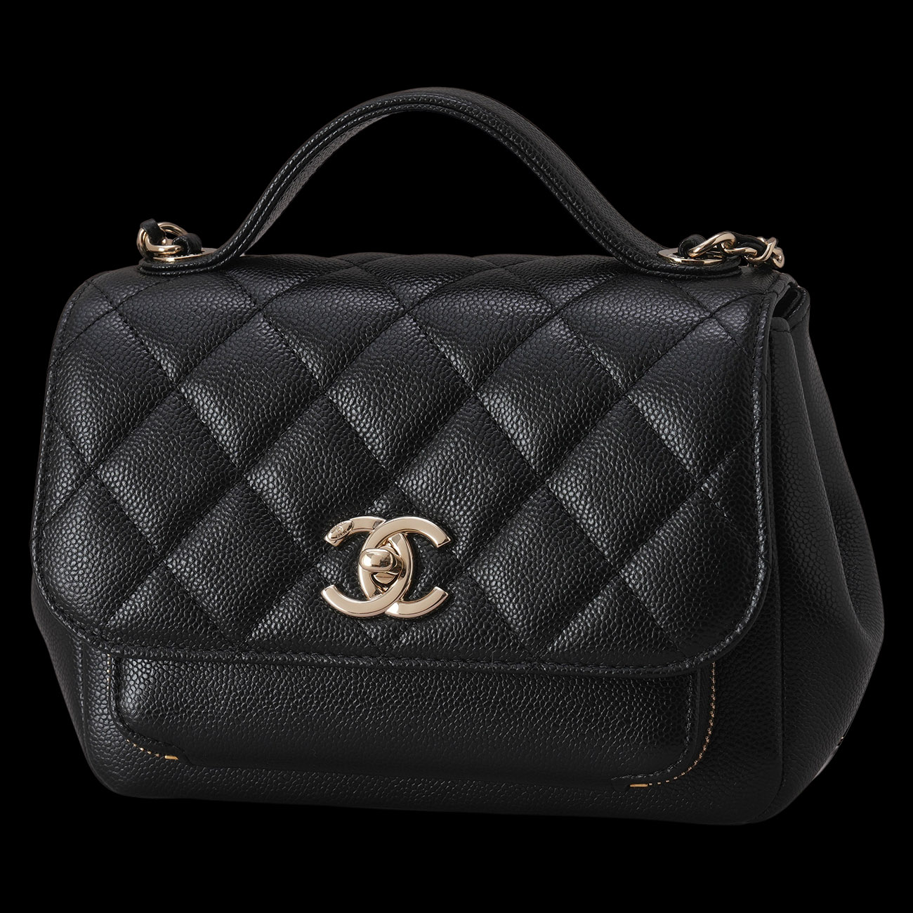 CHANEL(USED)샤넬 캐비어 비지니스 어피니티 스몰