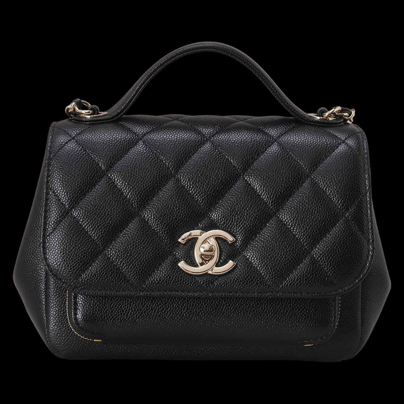 CHANEL(USED)샤넬 캐비어 비지니스 어피니티 스몰