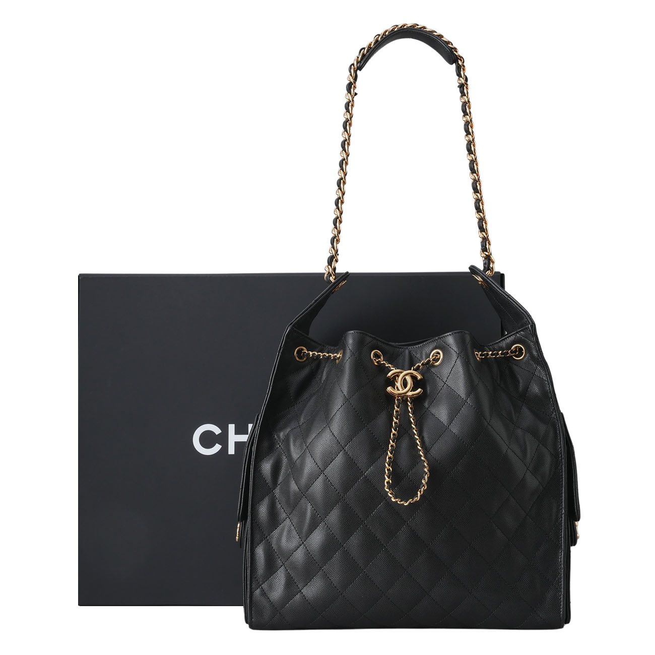 CHANEL(USED)샤넬 캐비어 25백 미듐