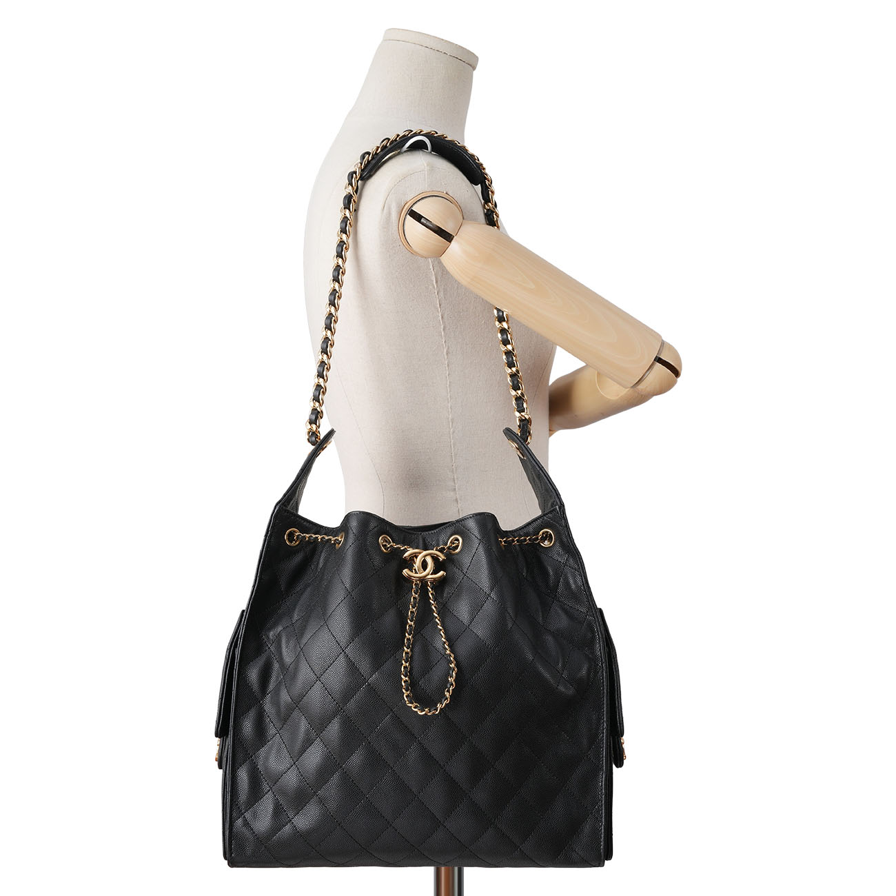 CHANEL(USED)샤넬 캐비어 25백 미듐