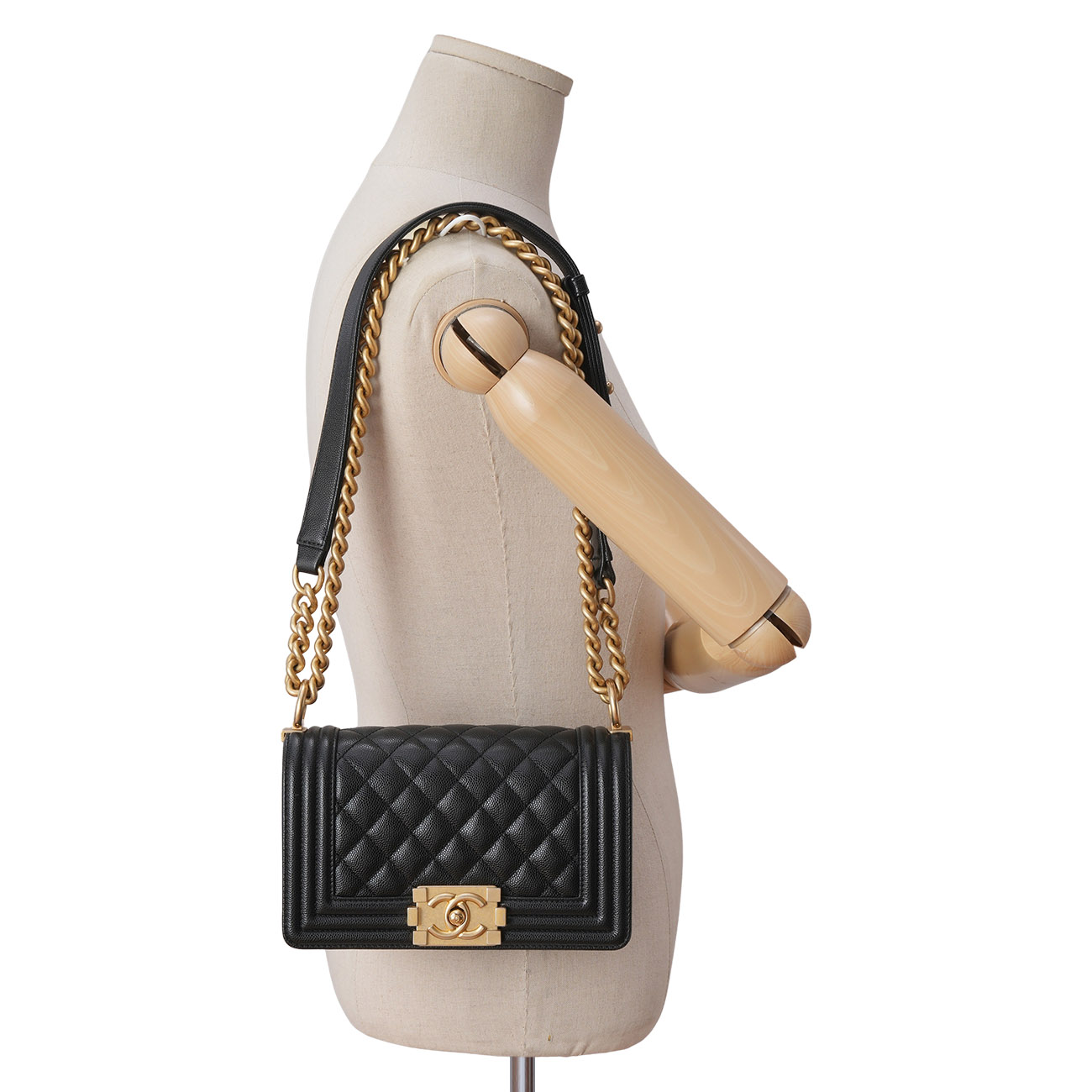 CHANEL(USED)샤넬 캐비어 보이샤넬 스몰 플랩백