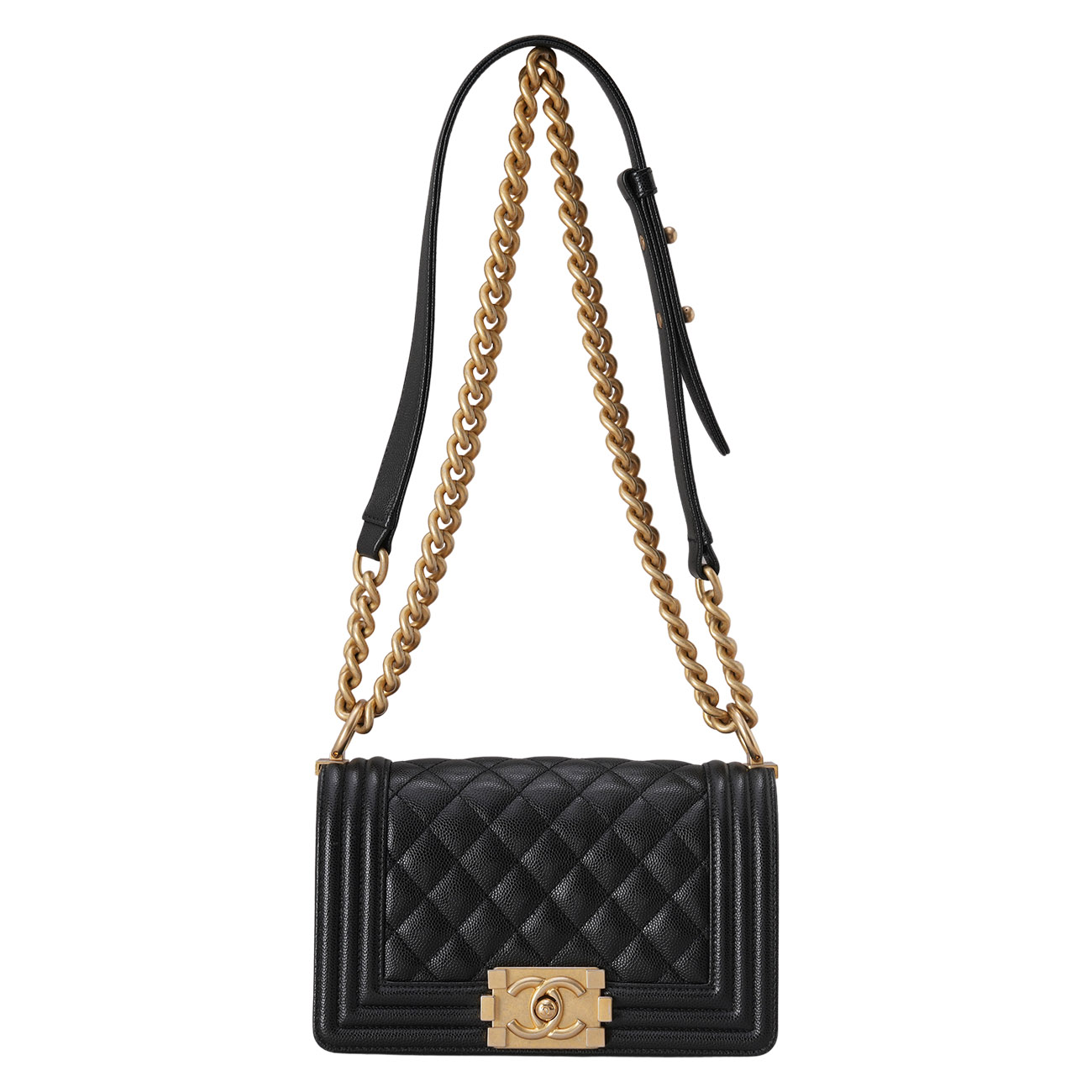 CHANEL(USED)샤넬 캐비어 보이샤넬 스몰 플랩백