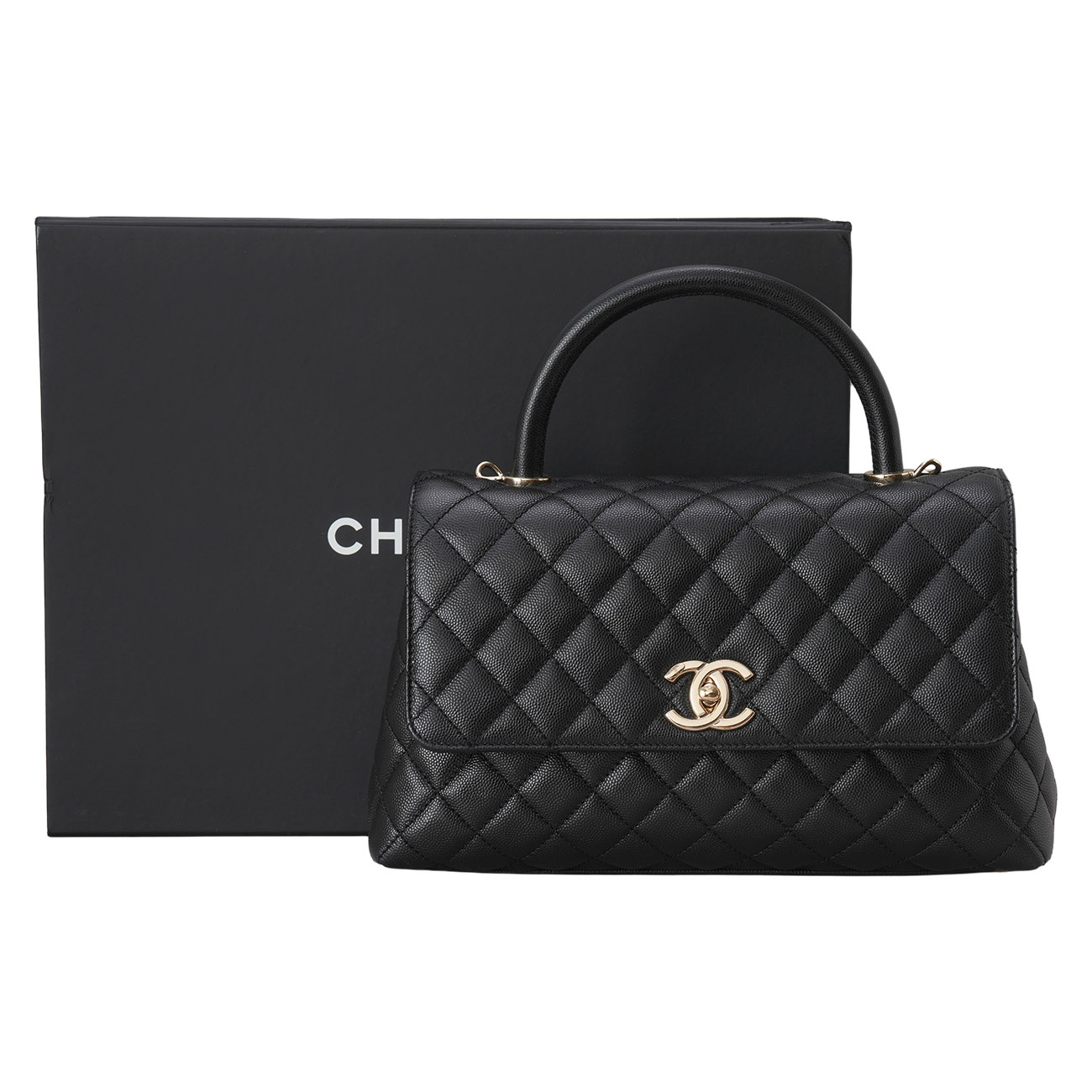 CHANEL(USED)샤넬 캐비어 코코핸들 28