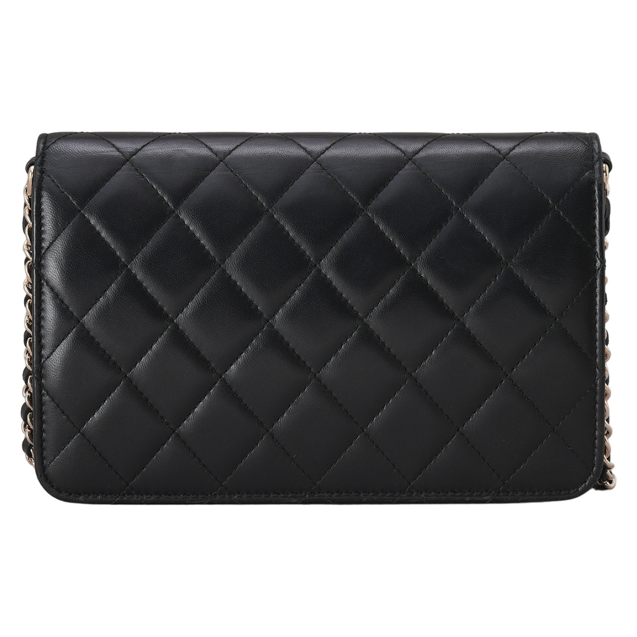 CHANEL(USED)샤넬 시즌 램스킨 진주체인 WOC