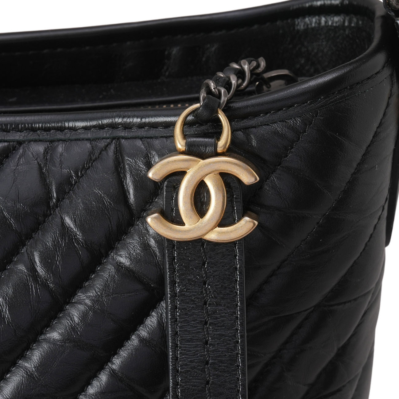 CHANEL(USED)샤넬 쉐브론 가브리엘 호보백 미듐