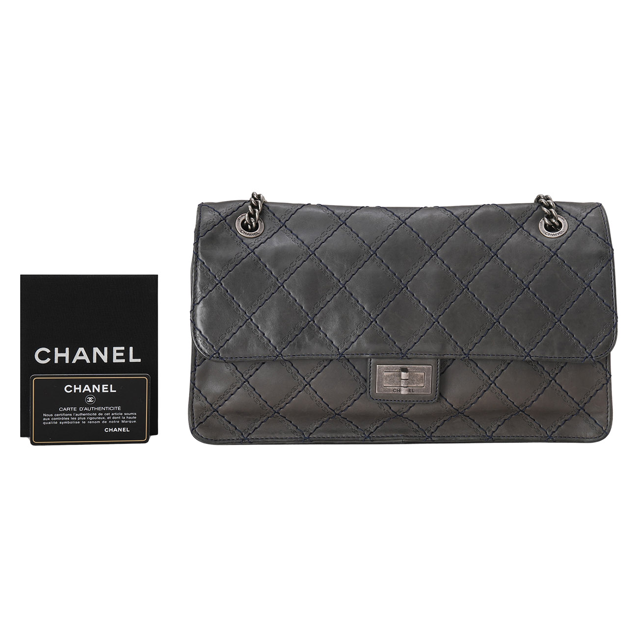 CHANEL(USED)샤넬 시즌 2.55 체인 플랩 백