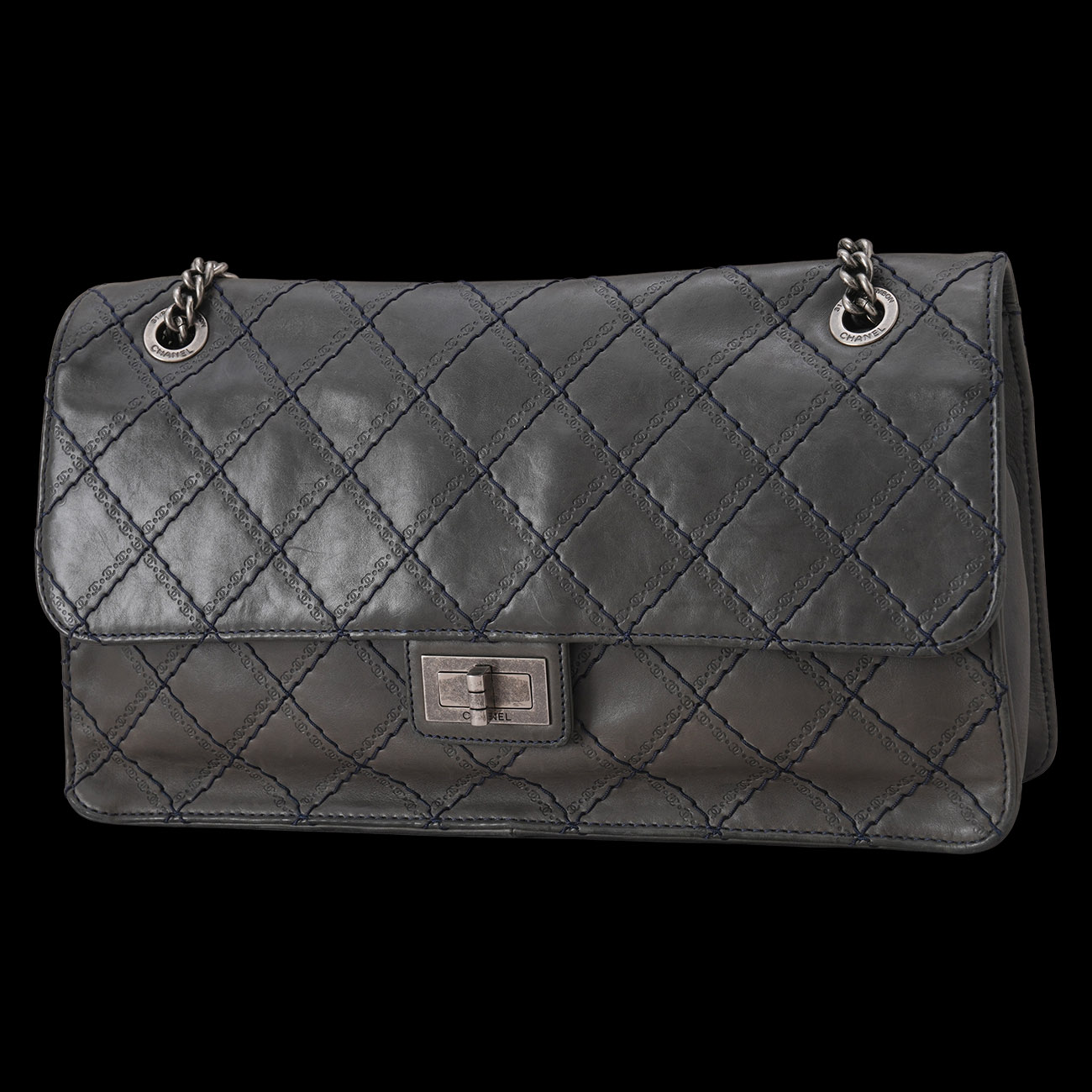 CHANEL(USED)샤넬 시즌 2.55 체인 플랩 백