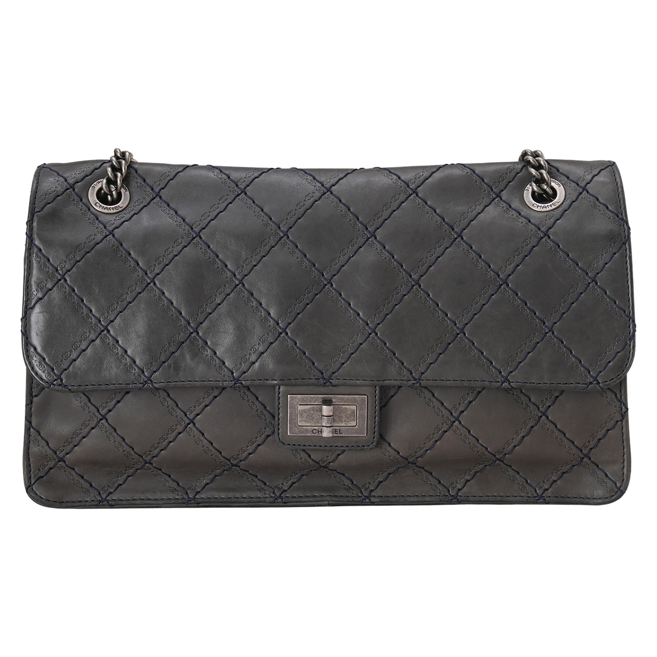 CHANEL(USED)샤넬 시즌 2.55 체인 플랩 백