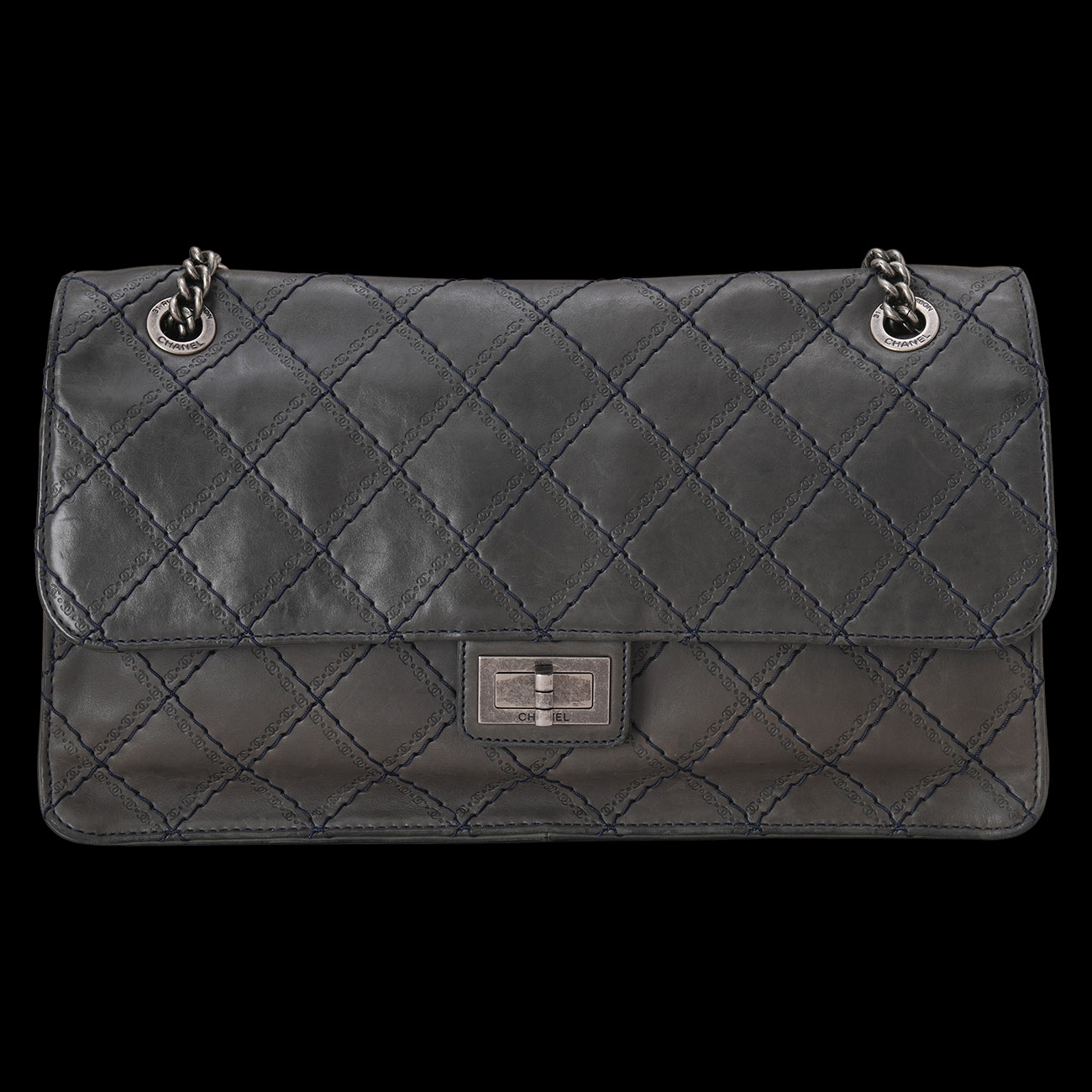 CHANEL(USED)샤넬 시즌 2.55 체인 플랩 백