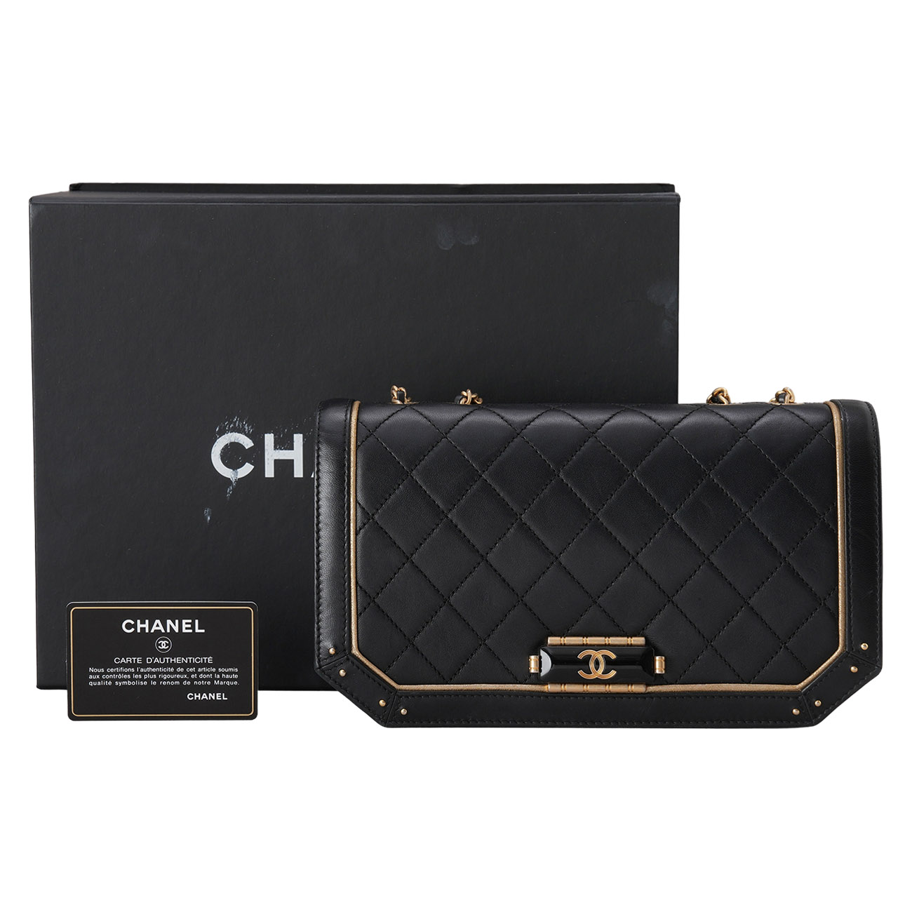 CHANEL(USED)샤넬 시즌 체인 퀼팅 숄더백