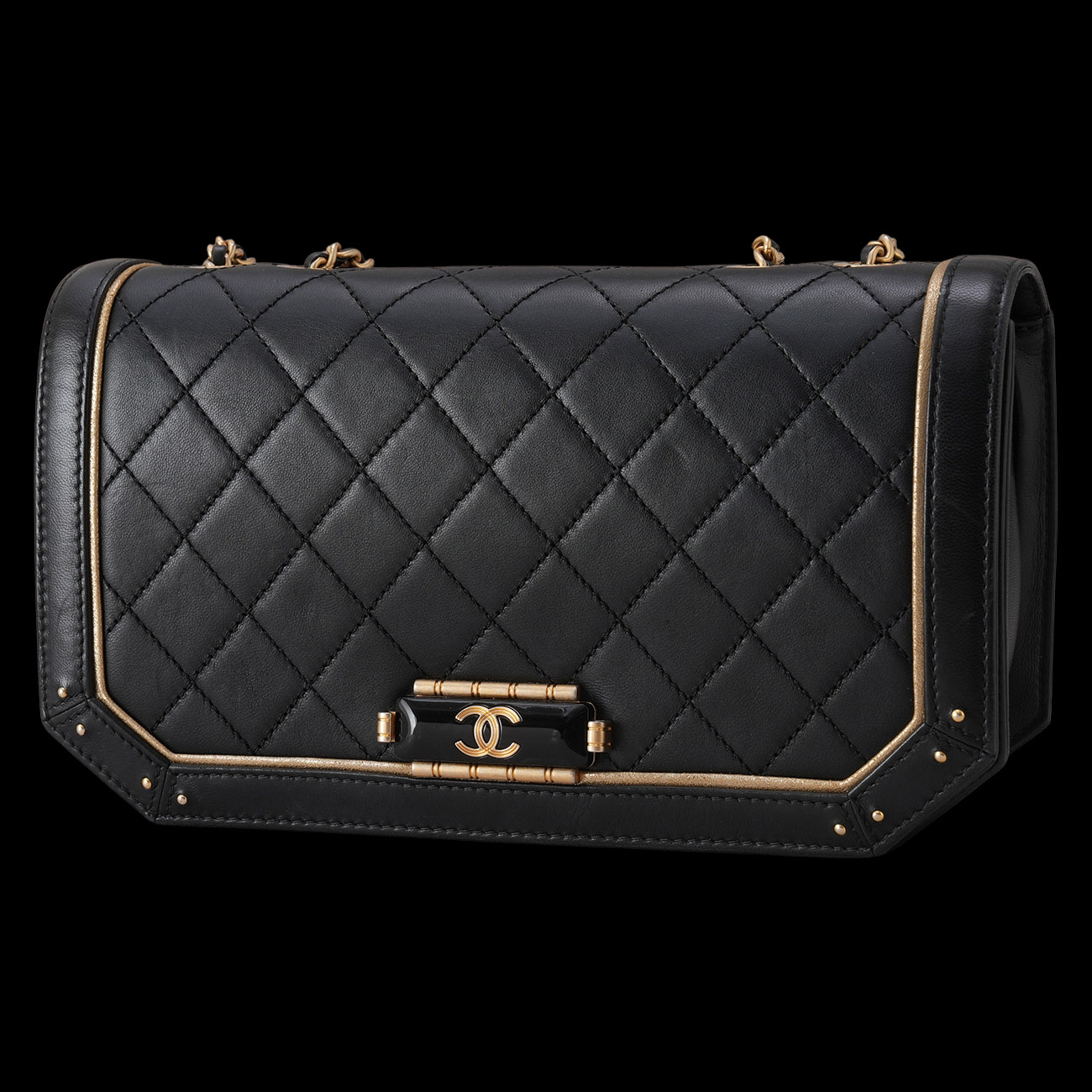CHANEL(USED)샤넬 시즌 체인 퀼팅 숄더백