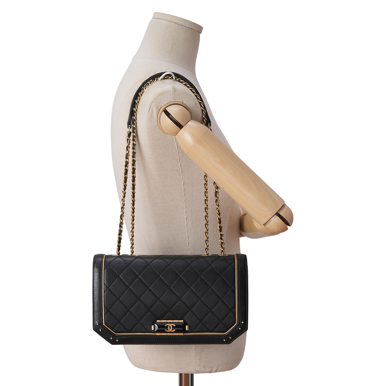 CHANEL(USED)샤넬 시즌 체인 퀼팅 숄더백