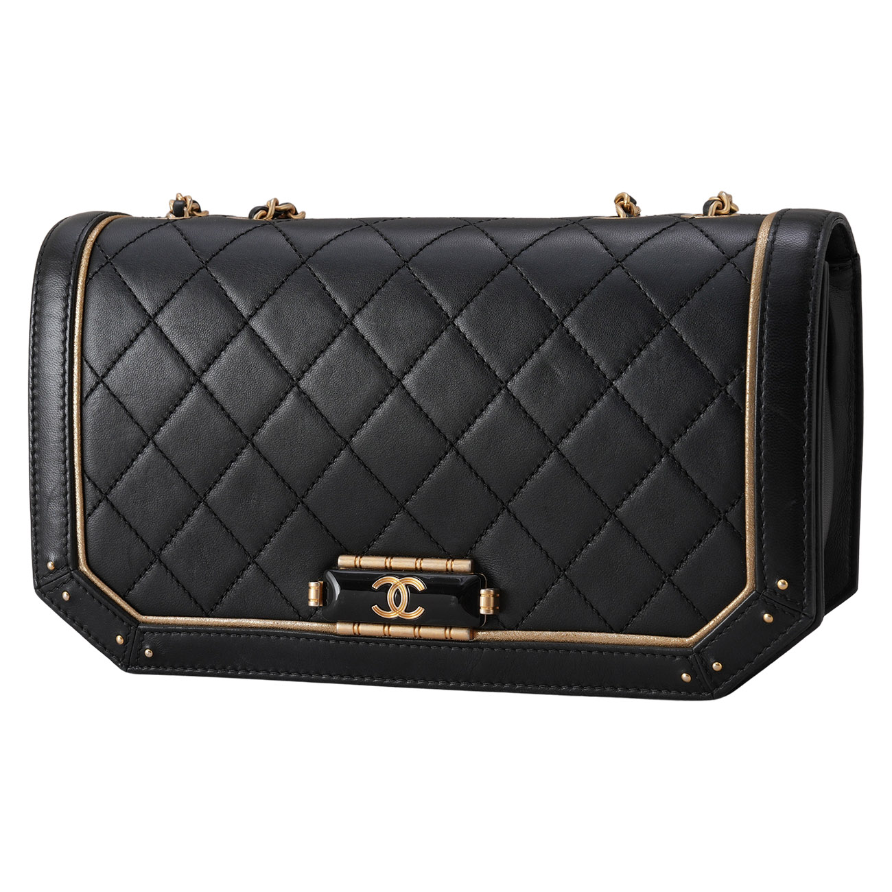 CHANEL(USED)샤넬 시즌 체인 퀼팅 숄더백