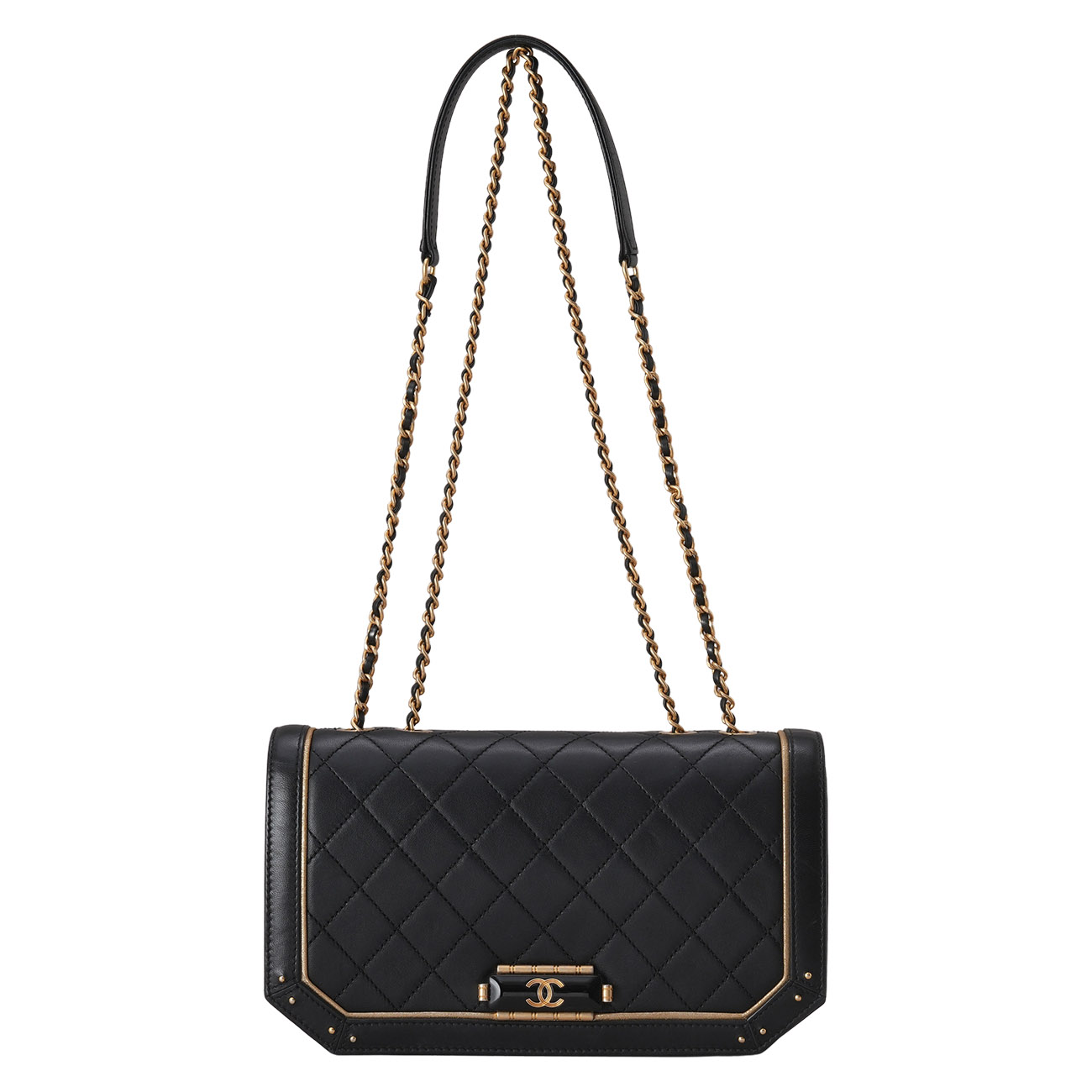 CHANEL(USED)샤넬 시즌 체인 퀼팅 숄더백