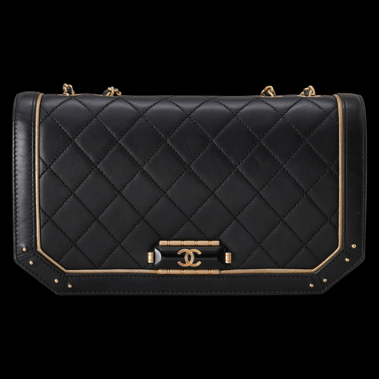 CHANEL(USED)샤넬 시즌 체인 퀼팅 숄더백