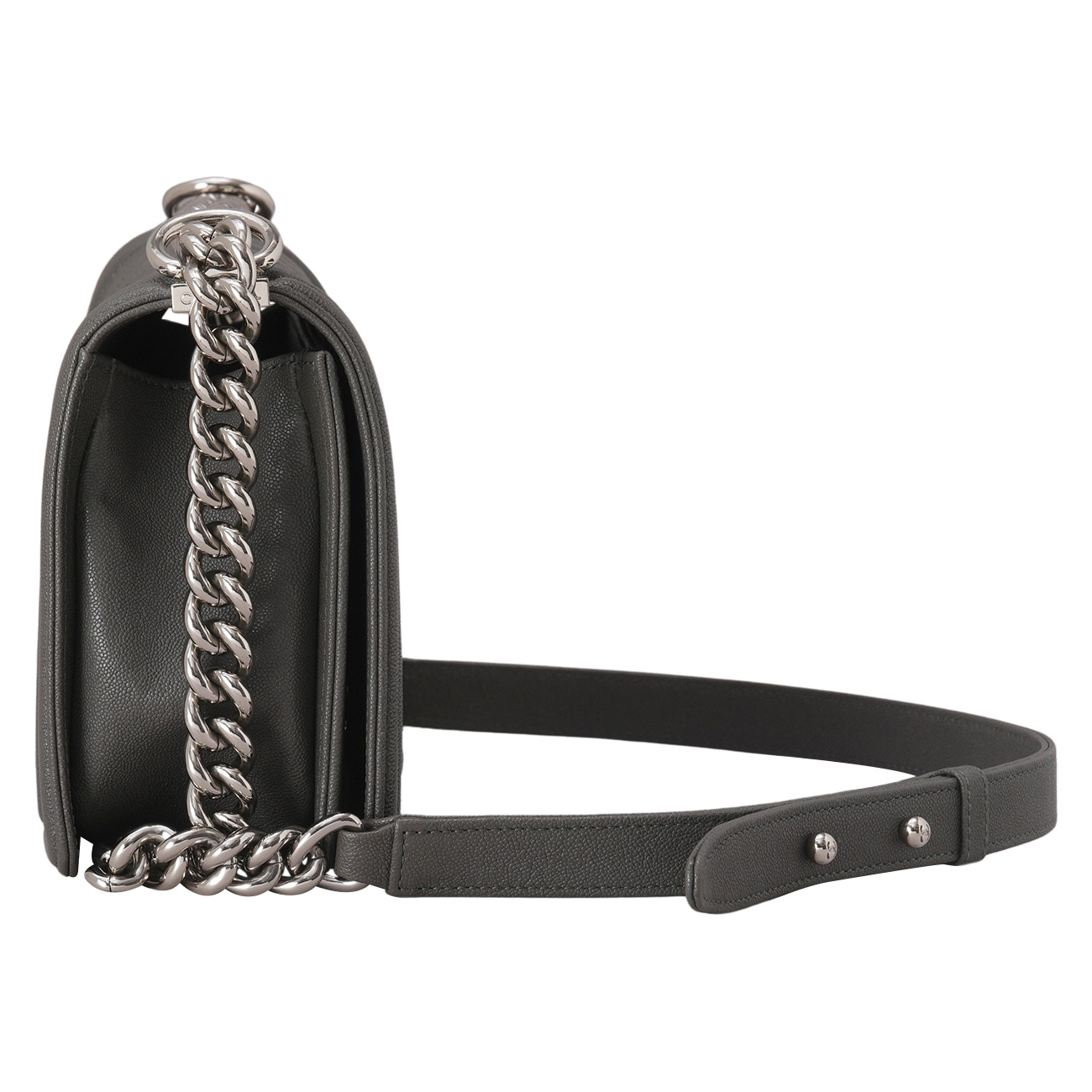 CHANEL(USED)샤넬 캐비어 보이백 미듐