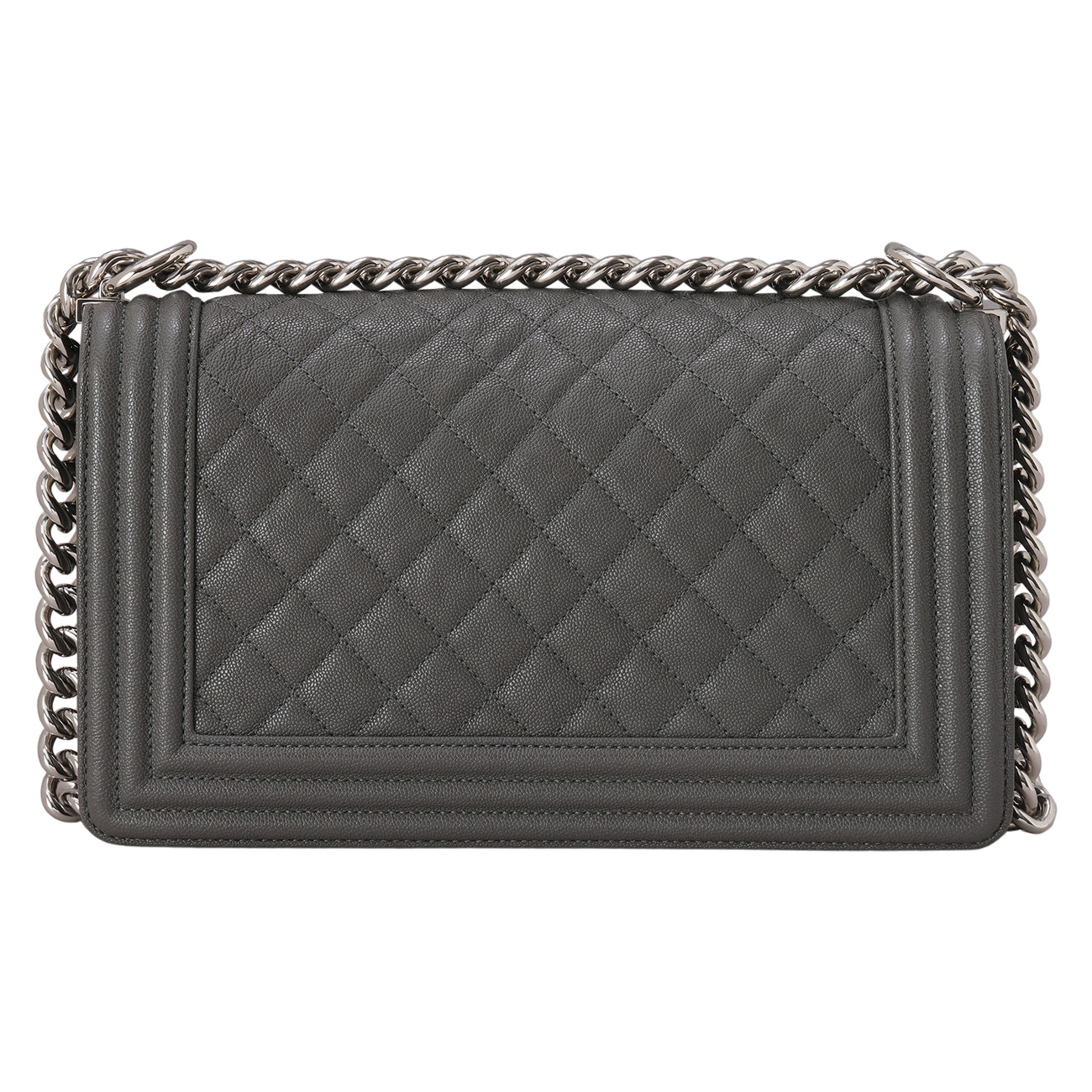 CHANEL(USED)샤넬 캐비어 보이백 미듐