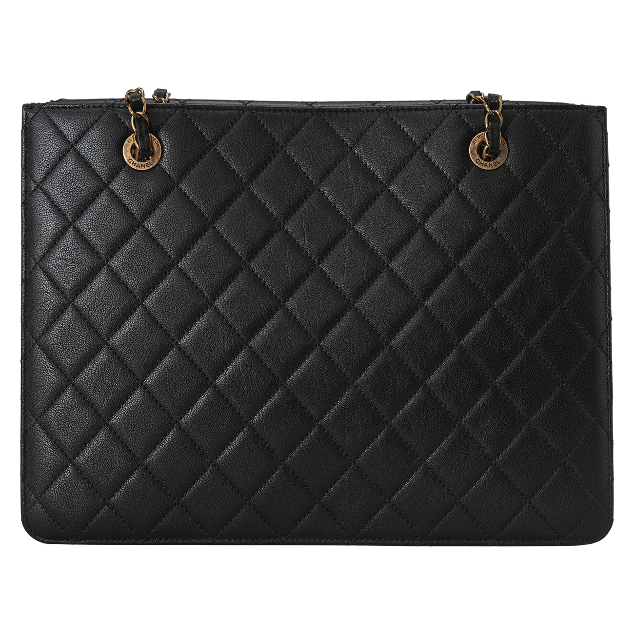 CHANEL(USED)샤넬 A93228 램스킨 뷰티락 체인 쇼퍼백