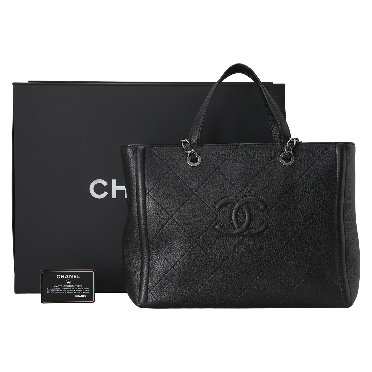 CHANEL(USED)샤넬 시즌 CC로고 쇼퍼백