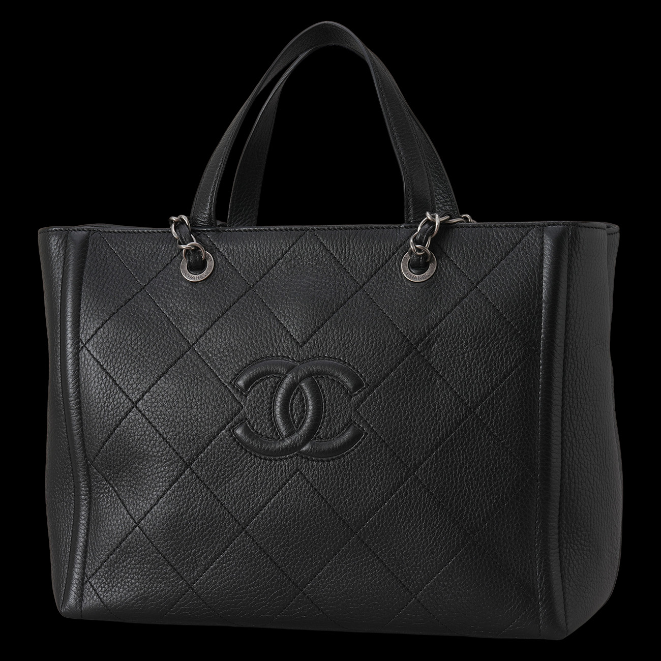 CHANEL(USED)샤넬 시즌 CC로고 쇼퍼백