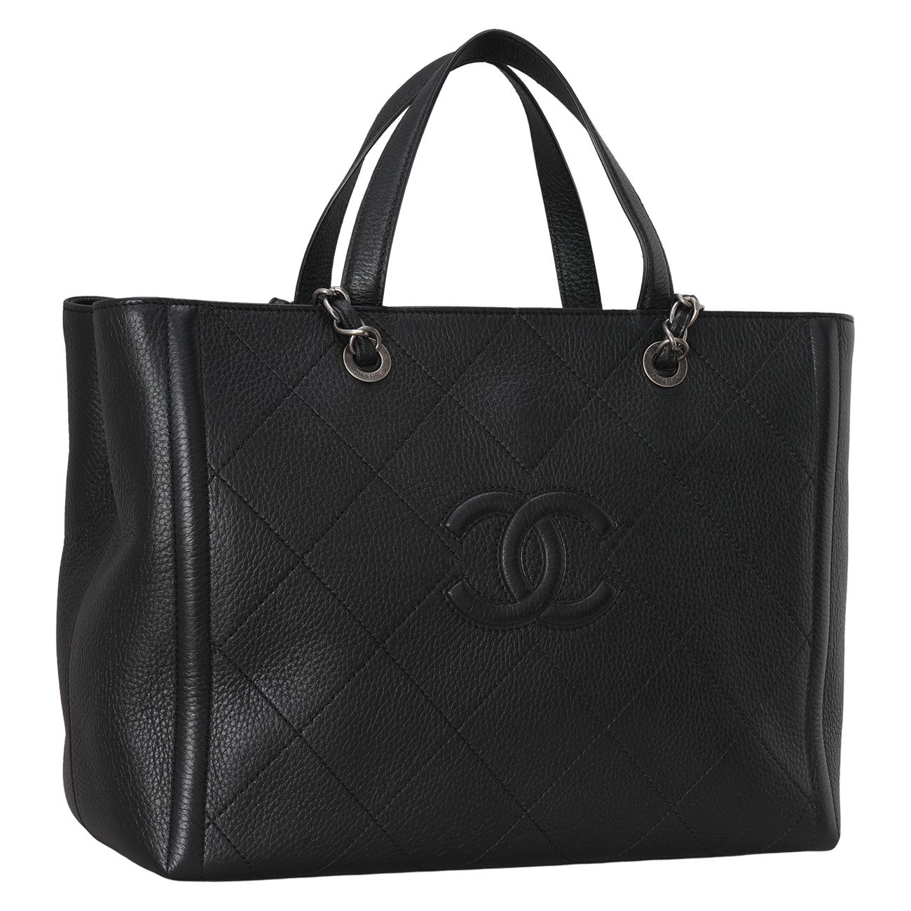 CHANEL(USED)샤넬 시즌 CC로고 쇼퍼백