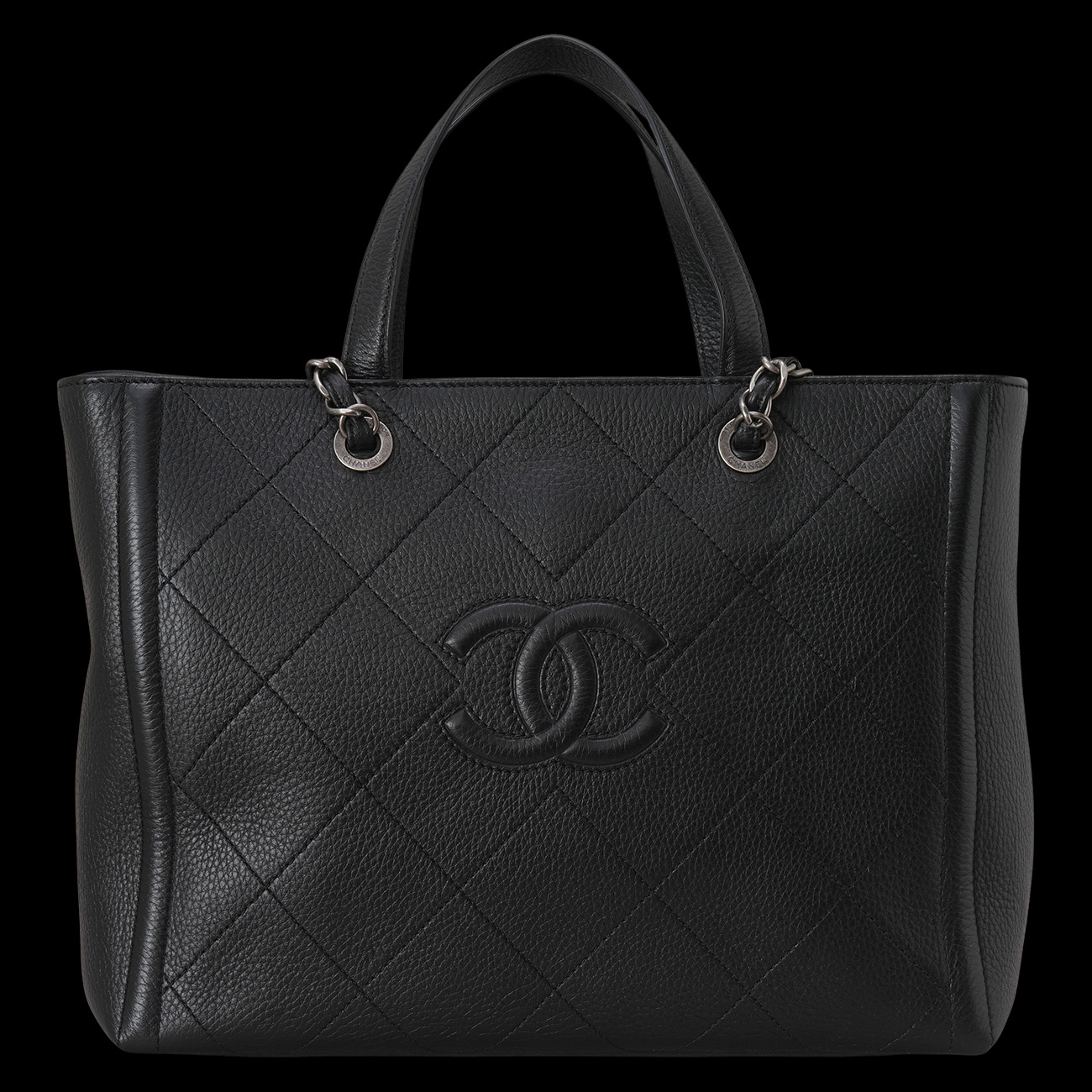 CHANEL(USED)샤넬 시즌 CC로고 쇼퍼백