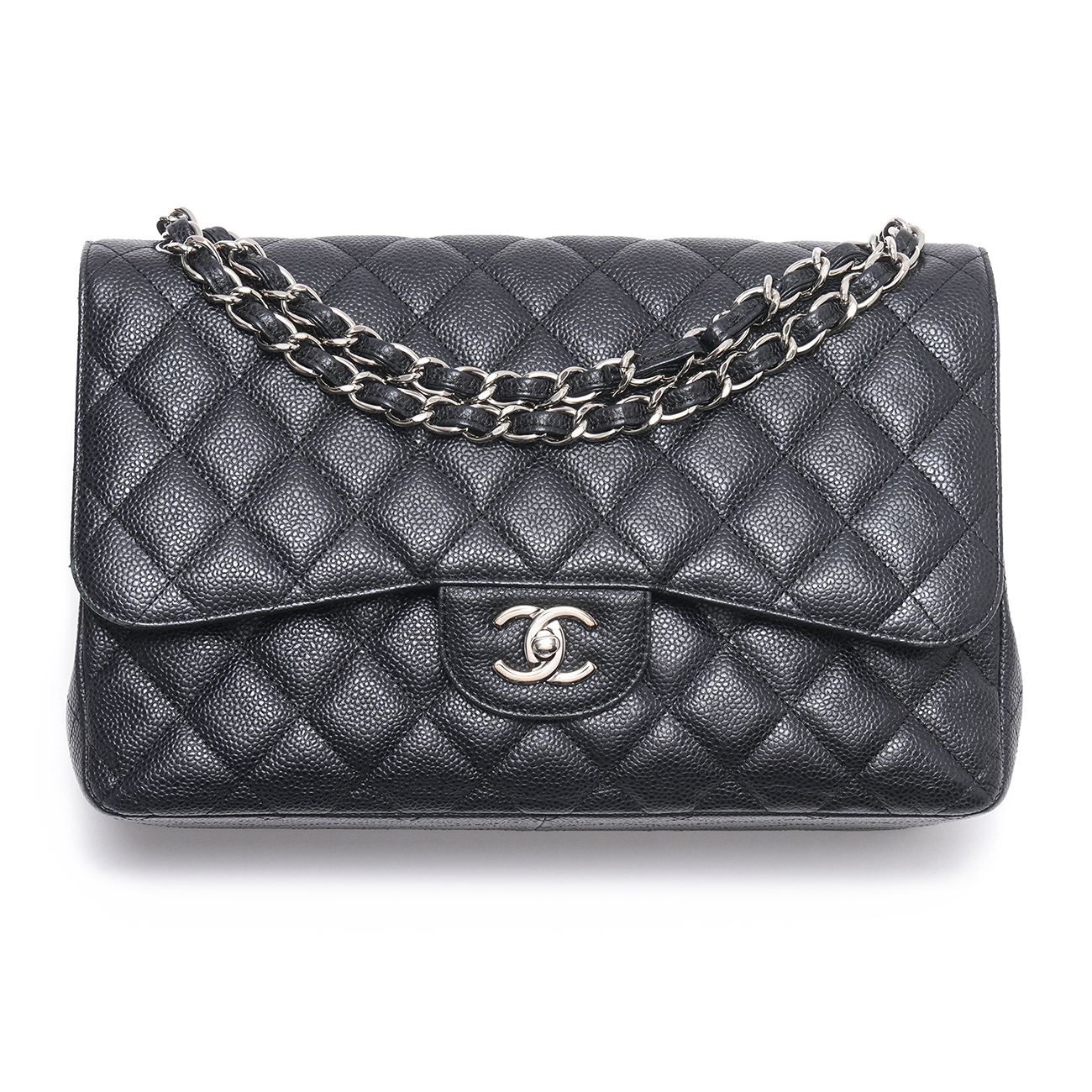 CHANEL(USED)샤넬 캐비어 클래식 라지 플랩백