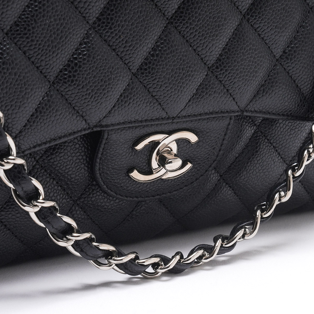CHANEL(USED)샤넬 캐비어 클래식 라지 플랩백
