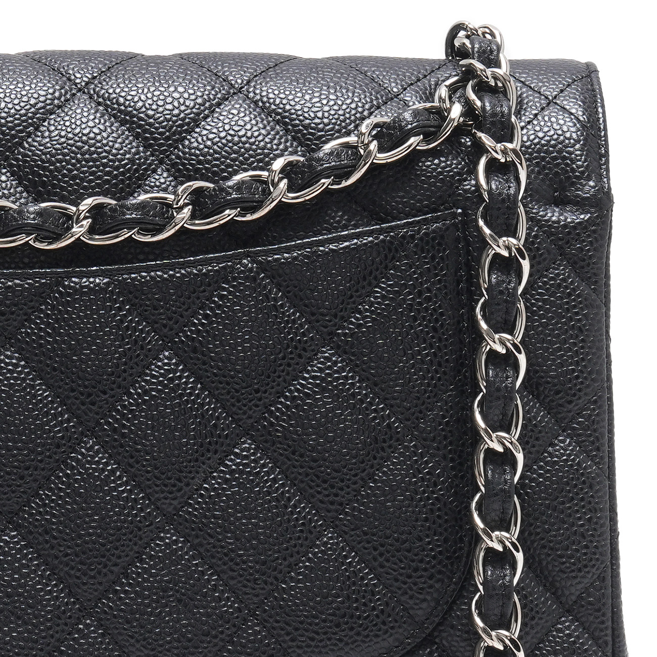 CHANEL(USED)샤넬 캐비어 클래식 라지 플랩백