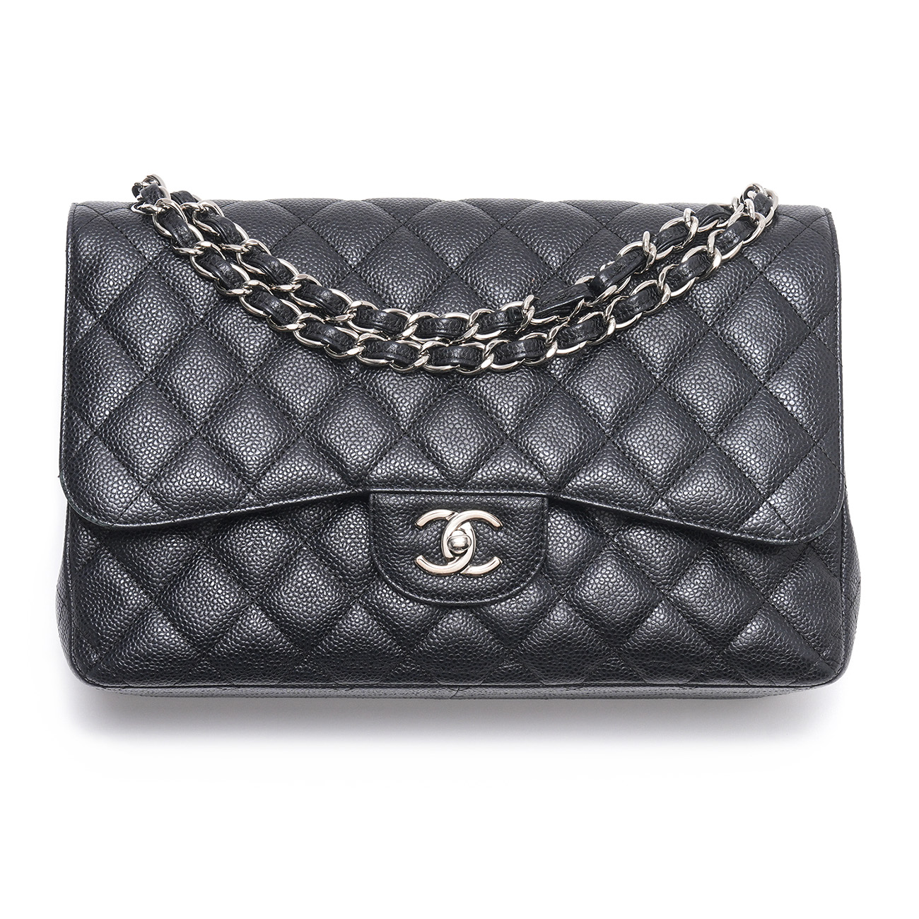 CHANEL(USED)샤넬 캐비어 클래식 라지 플랩백