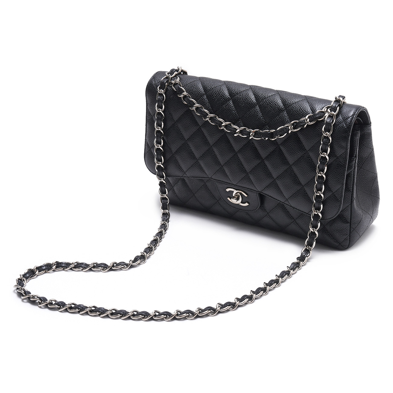 CHANEL(USED)샤넬 캐비어 클래식 라지 플랩백