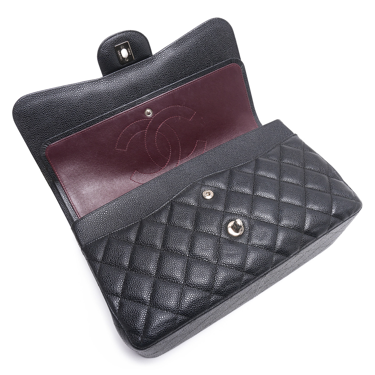 CHANEL(USED)샤넬 캐비어 클래식 라지 플랩백