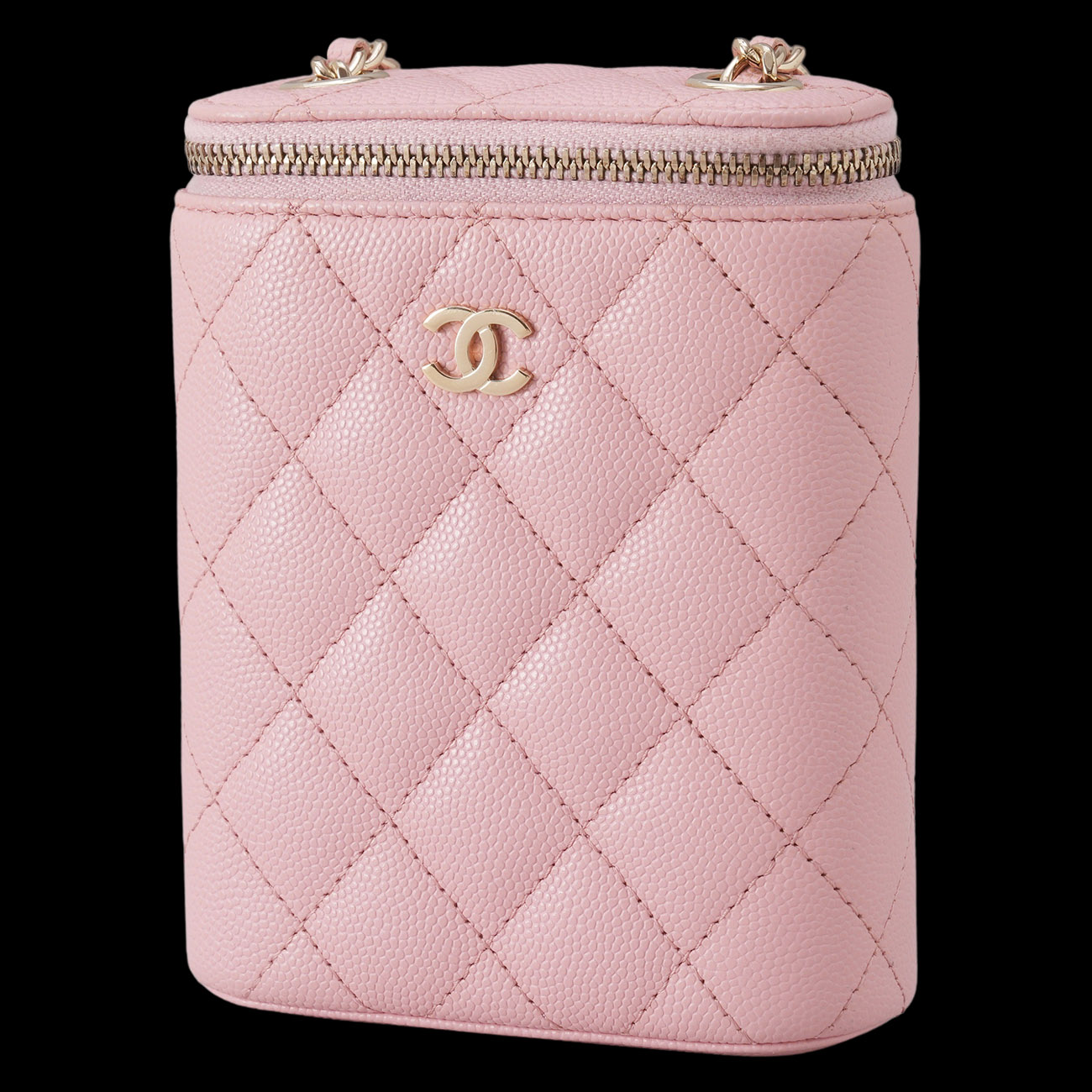 CHANEL(USED)샤넬 AP2195 캐비어 코스메틱 베니티
