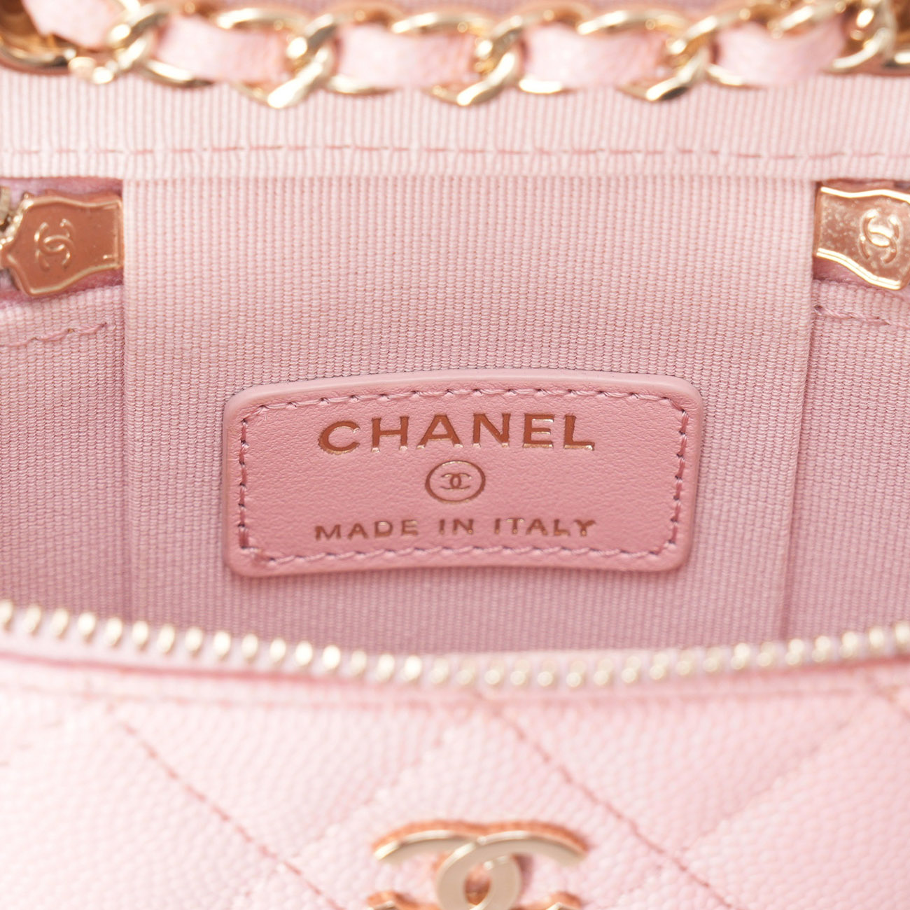 CHANEL(USED)샤넬 AP2195 캐비어 코스메틱 베니티