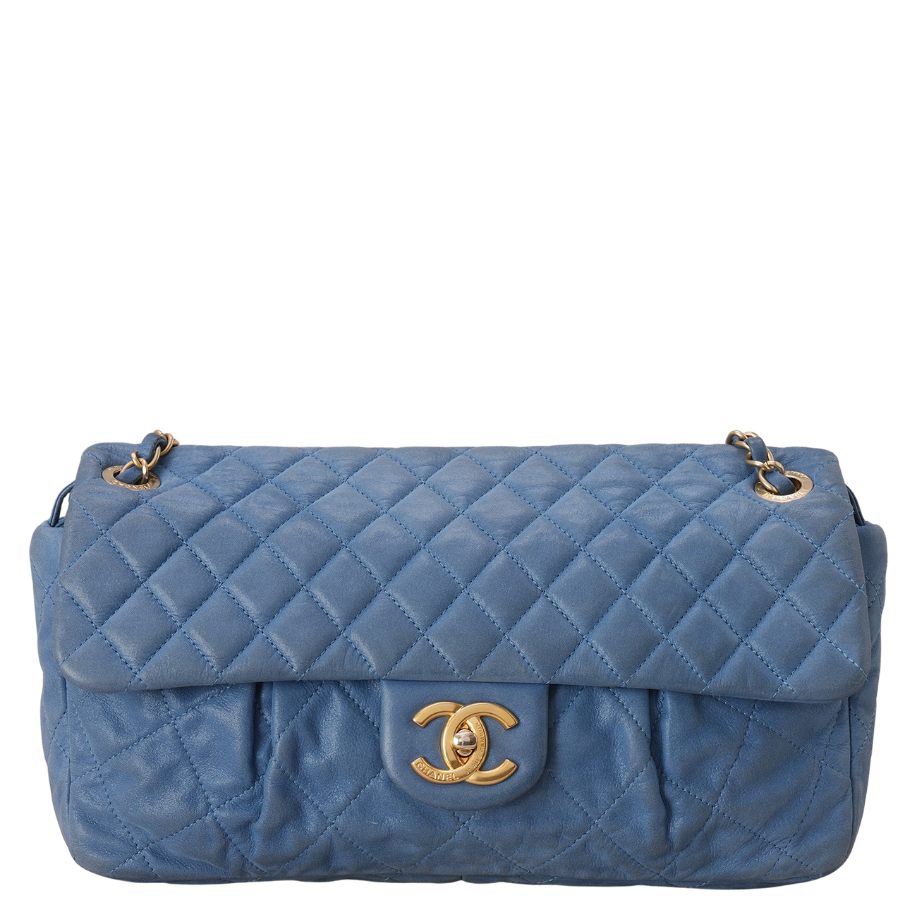 CHANEL(USED)샤넬 CC로고 체인 플랩 백