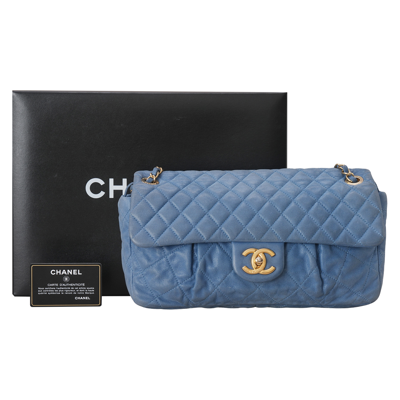 CHANEL(USED)샤넬 CC로고 체인 플랩 백