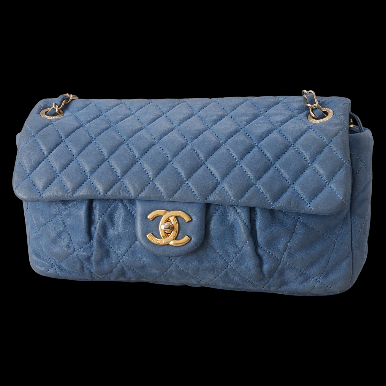 CHANEL(USED)샤넬 CC로고 체인 플랩 백