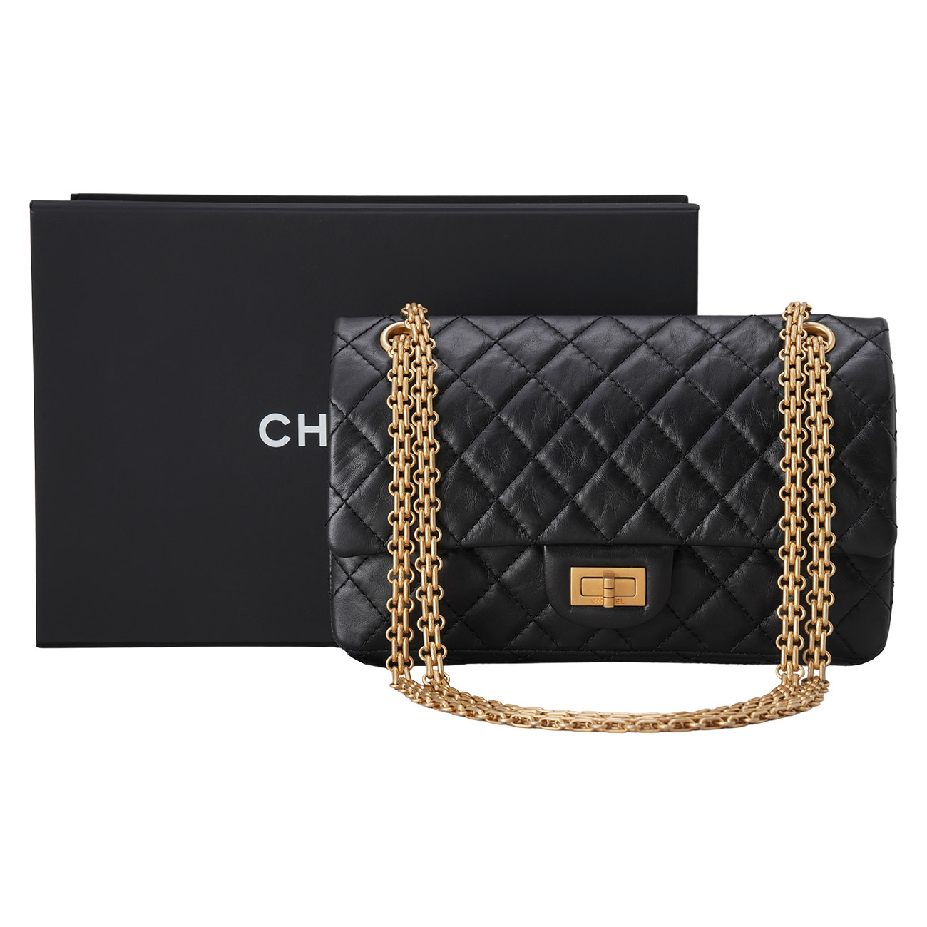 CHANEL(USED)샤넬 빈티지 2.55 플랩백 24