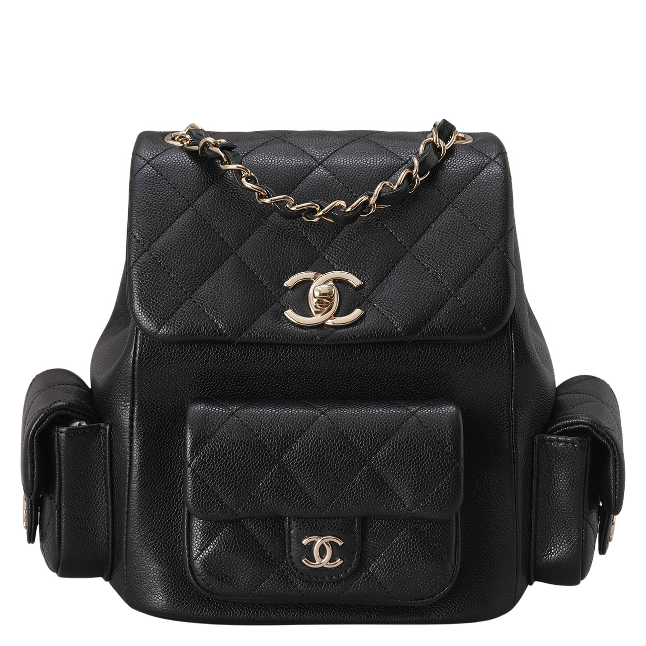 CHANEL(USED)샤넬 AS4398 듀마 미디움 백팩