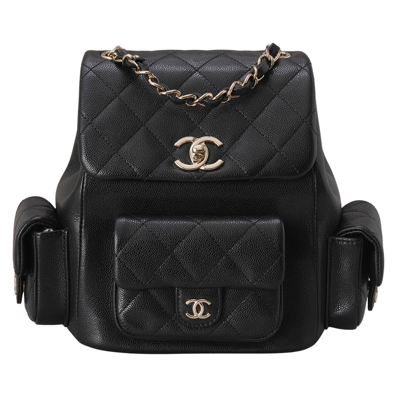 CHANEL(USED)샤넬 AS4398 듀마 미디움 백팩
