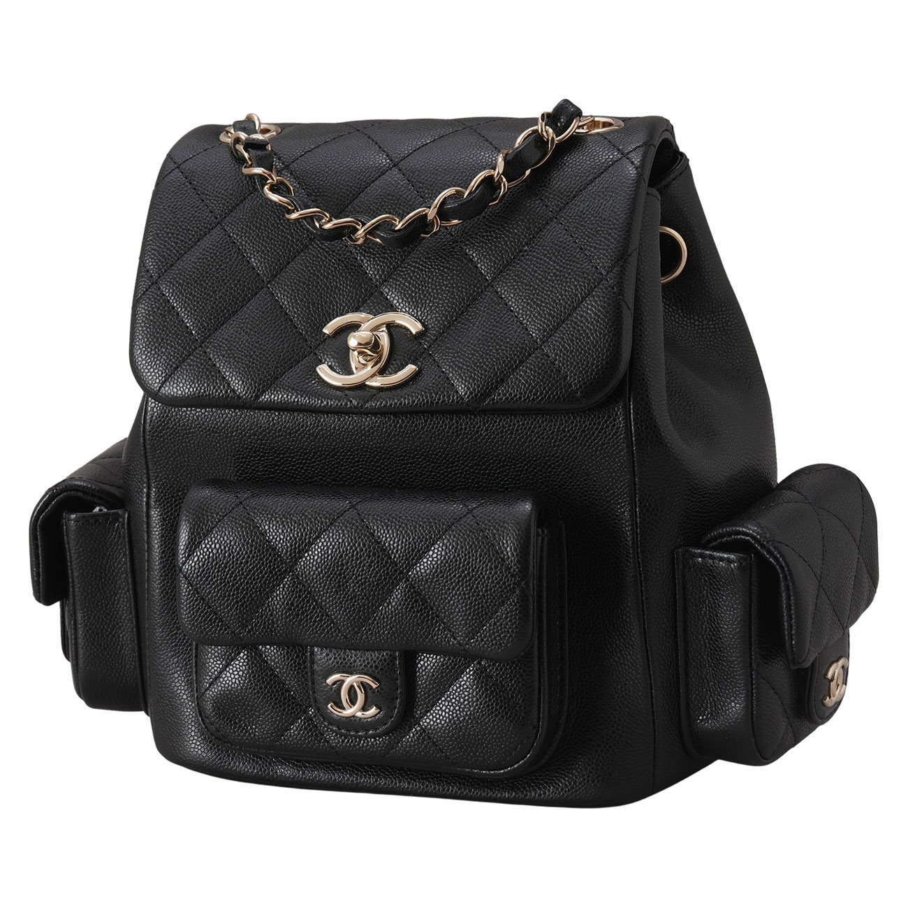 CHANEL(USED)샤넬 AS4398 듀마 미디움 백팩