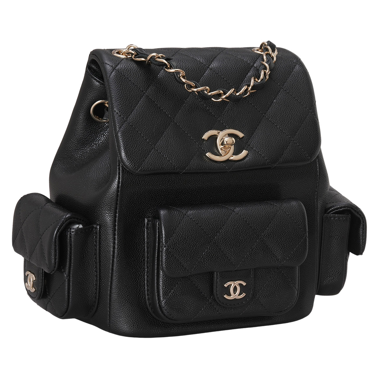 CHANEL(USED)샤넬 AS4398 듀마 미디움 백팩