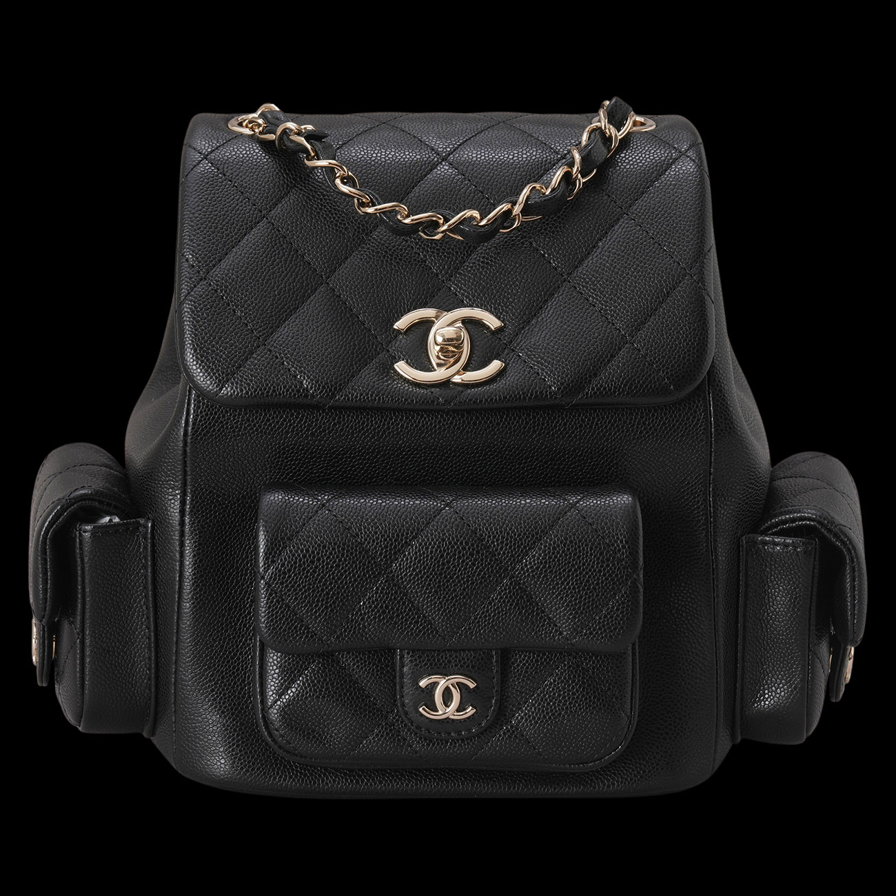 CHANEL(USED)샤넬 AS4398 듀마 미디움 백팩