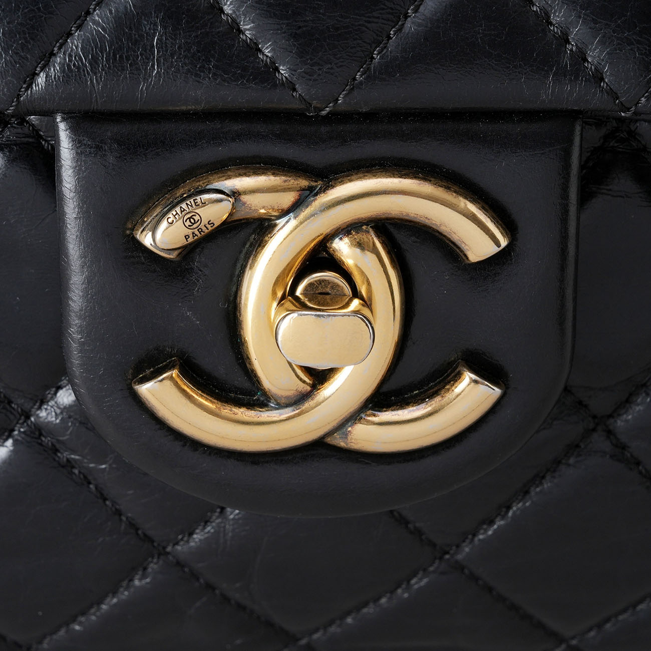 CHANEL(USED)샤넬 시즌 CC로고 스퀘어 토트 겸 숄더백