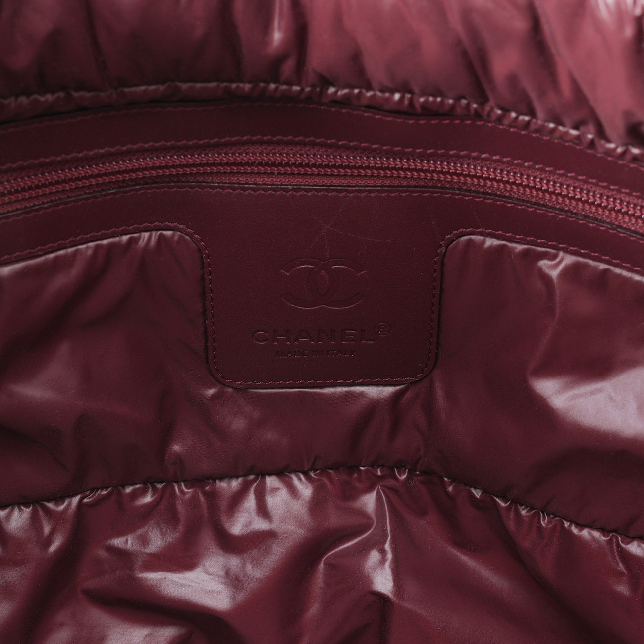 CHANEL(USED)샤넬 CC로고 패딩 토트백