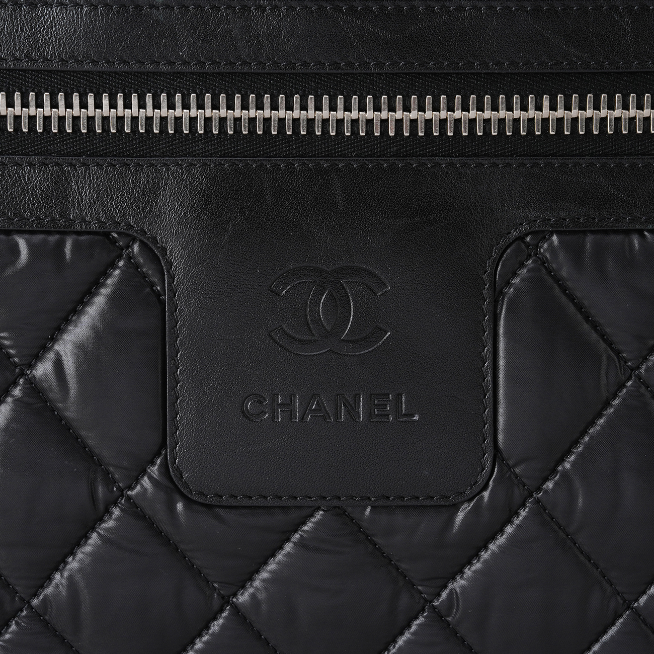 CHANEL(USED)샤넬 CC로고 패딩 토트백